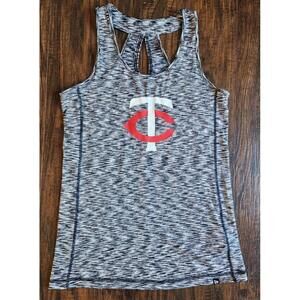 Womens MLB New Era MINNESOTA TWINS Sleeveless Tank Top Space Dye, Small NEW!!